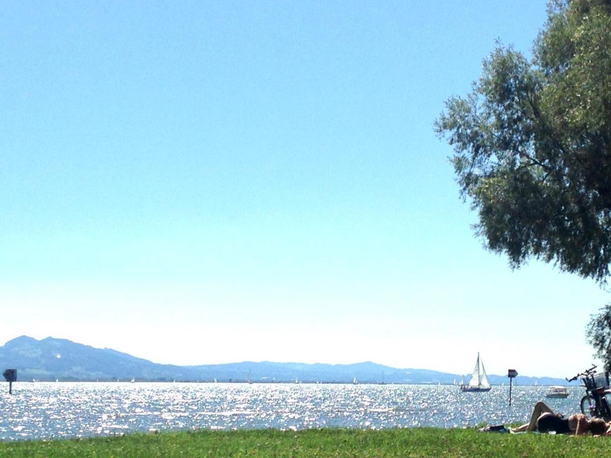 Ferienwohnung Fumi - Maisonette Im Sanierten Altbau Mit Grosser Dachterrasse Und Blick Ueber Die Insel Lindau  Dış mekan fotoğraf