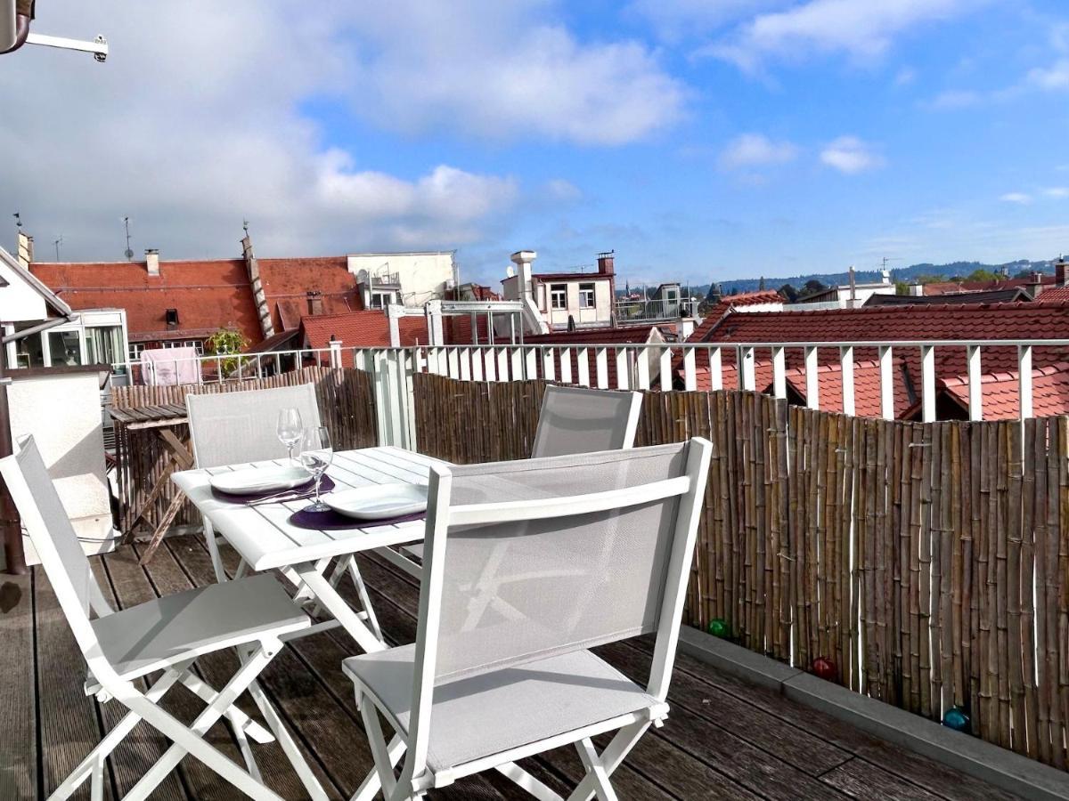 Ferienwohnung Fumi - Maisonette Im Sanierten Altbau Mit Grosser Dachterrasse Und Blick Ueber Die Insel Lindau  Dış mekan fotoğraf